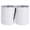 10 oz. White Stainless Steel Short Tumbler Thumbnail