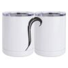 10 oz. White Stainless Steel Short Tumbler Thumbnail