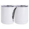 10 oz. White Stainless Steel Short Tumbler Thumbnail