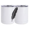 10 oz. White Stainless Steel Short Tumbler Thumbnail