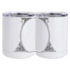 10 oz. White Stainless Steel Short Tumbler Thumbnail