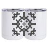 10 oz. White Stainless Steel Short Tumbler Thumbnail