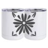10 oz. White Stainless Steel Short Tumbler Thumbnail