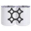 10 oz. White Stainless Steel Short Tumbler Thumbnail