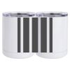10 oz. White Stainless Steel Short Tumbler Thumbnail