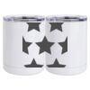 10 oz. White Stainless Steel Short Tumbler Thumbnail