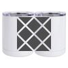 10 oz. White Stainless Steel Short Tumbler Thumbnail
