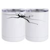 10 oz. White Stainless Steel Short Tumbler Thumbnail