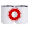 10 oz. White Stainless Steel Short Tumbler Thumbnail