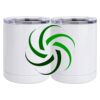10 oz. White Stainless Steel Short Tumbler Thumbnail
