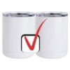 10 oz. White Stainless Steel Short Tumbler Thumbnail