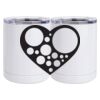 10 oz. White Stainless Steel Short Tumbler Thumbnail