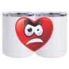 10 oz. White Stainless Steel Short Tumbler Thumbnail