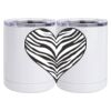 10 oz. White Stainless Steel Short Tumbler Thumbnail