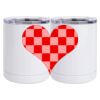 10 oz. White Stainless Steel Short Tumbler Thumbnail