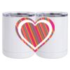 10 oz. White Stainless Steel Short Tumbler Thumbnail