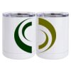 10 oz. White Stainless Steel Short Tumbler Thumbnail