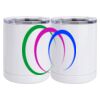 10 oz. White Stainless Steel Short Tumbler Thumbnail