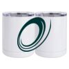 10 oz. White Stainless Steel Short Tumbler Thumbnail