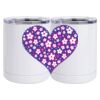 10 oz. White Stainless Steel Short Tumbler Thumbnail