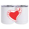 10 oz. White Stainless Steel Short Tumbler Thumbnail