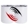 10 oz. White Stainless Steel Short Tumbler Thumbnail
