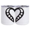 10 oz. White Stainless Steel Short Tumbler Thumbnail