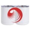 10 oz. White Stainless Steel Short Tumbler Thumbnail