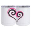 10 oz. White Stainless Steel Short Tumbler Thumbnail