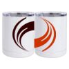 10 oz. White Stainless Steel Short Tumbler Thumbnail