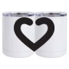 10 oz. White Stainless Steel Short Tumbler Thumbnail