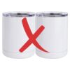 10 oz. White Stainless Steel Short Tumbler Thumbnail