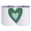 10 oz. White Stainless Steel Short Tumbler Thumbnail