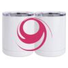 10 oz. White Stainless Steel Short Tumbler Thumbnail