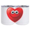 10 oz. White Stainless Steel Short Tumbler Thumbnail