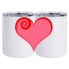 10 oz. White Stainless Steel Short Tumbler Thumbnail