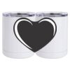 10 oz. White Stainless Steel Short Tumbler Thumbnail