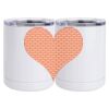 10 oz. White Stainless Steel Short Tumbler Thumbnail
