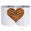 10 oz. White Stainless Steel Short Tumbler Thumbnail