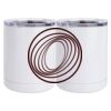 10 oz. White Stainless Steel Short Tumbler Thumbnail