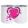 10 oz. White Stainless Steel Short Tumbler Thumbnail