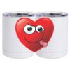 10 oz. White Stainless Steel Short Tumbler Thumbnail