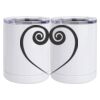 10 oz. White Stainless Steel Short Tumbler Thumbnail