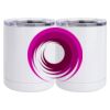10 oz. White Stainless Steel Short Tumbler Thumbnail