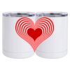 10 oz. White Stainless Steel Short Tumbler Thumbnail