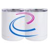 10 oz. White Stainless Steel Short Tumbler Thumbnail