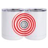 10 oz. White Stainless Steel Short Tumbler Thumbnail