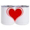 10 oz. White Stainless Steel Short Tumbler Thumbnail