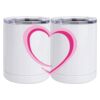 10 oz. White Stainless Steel Short Tumbler Thumbnail
