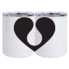 10 oz. White Stainless Steel Short Tumbler Thumbnail